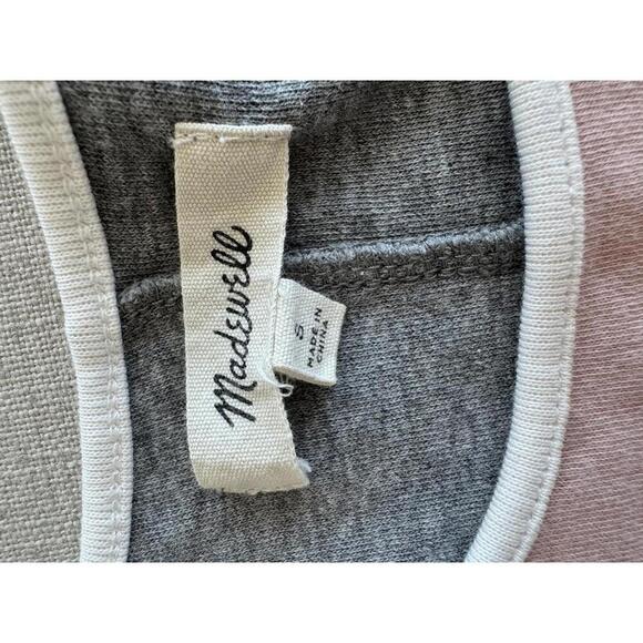 Madewell Offline Baby Pink Colorblock Summer Tank Top Size Small - Picture 3 of 4